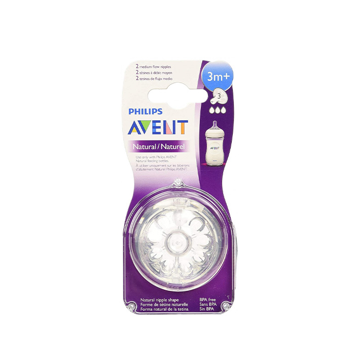Picture of Philips Avent Bottle_Nipple - 3 month plus - 2pcs