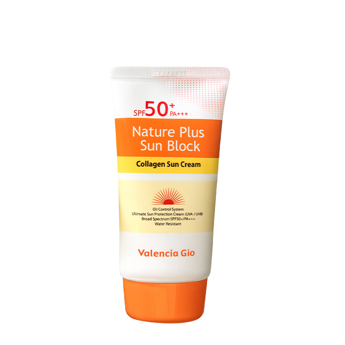 Picture of Valencia Gio Nature Plus Sun Block Collagen Sun Cream SPF 50+ 70ml