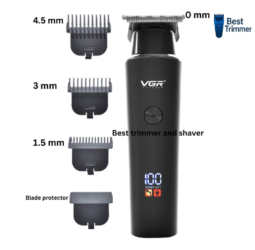 Picture of VGR V-937 Professional Rechargeable Electric Hair Trimmer With Metal Blade 