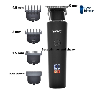 Picture of VGR V-937 Professional Rechargeable Electric Hair Trimmer With Metal Blade 