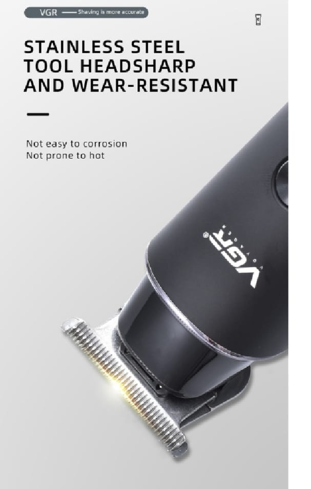 Picture of VGR V-937 Professional Rechargeable Electric Hair Trimmer With Metal Blade 