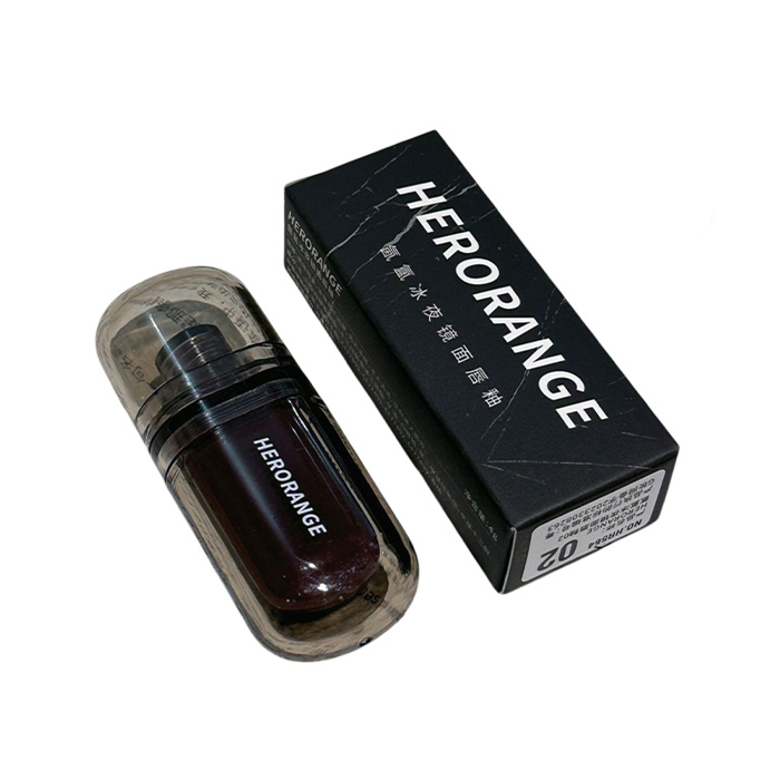 Picture of HERORANGE Ice Night Mirror Lipgloss Lipstick Glaze Lasting Not Easy to Fade Fake Plain Face White Water Light Glass Lip Gloss