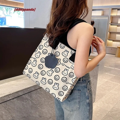 Picture of TAG Lifestyle Canvas Tote Bag/Fashionable Top Handle Bag Off White Color with Zipper for girls For University/College/Trendy Fashionable Women