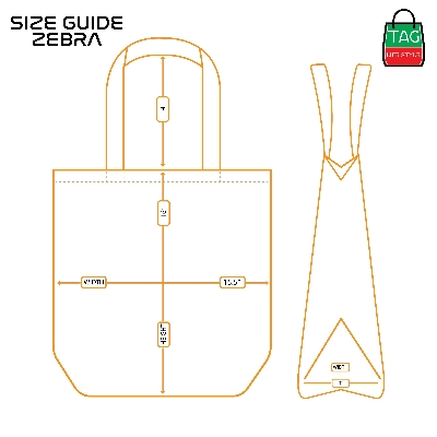 Picture of TAG Lifestyle Canvas Tote Bag/Fashionable Top Handle Olive Green Color Zebra Design With Zipper for girls For University/College/Trendy Fashionable Women