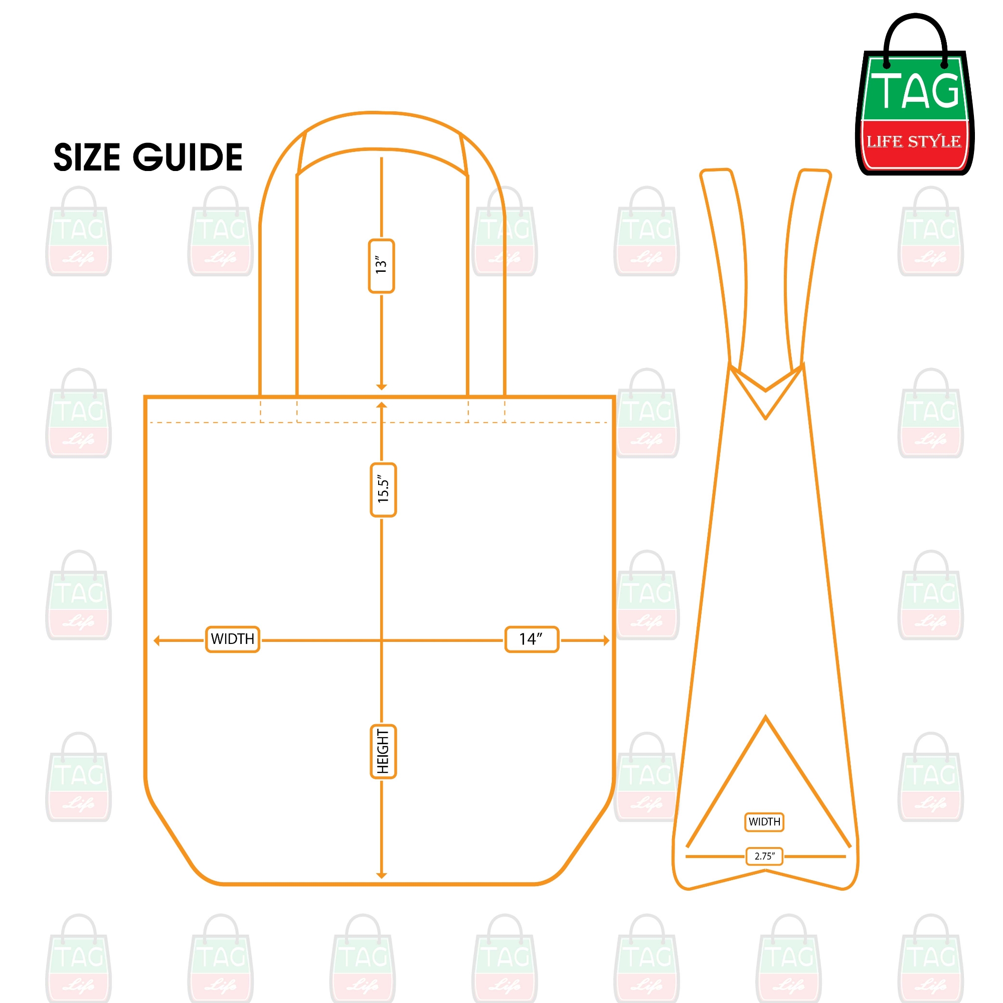 Picture of TAG Lifestyle Canvas Tote Bag/Fashionable Top Handle Bag Chocklate Color with Free Pencil Bag with Zipper for girls For University/College/Trendy Fashionable Women (2in1 Combo Pack)