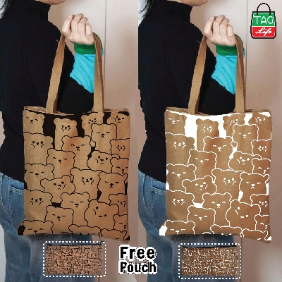 Picture of TAG Lifestyle Canvas Tote Bag, Stylish Canvas Bag, Hand and Shoulder Bag for University, College student -Trendy Fashionable Tote Bag for Women and Girls