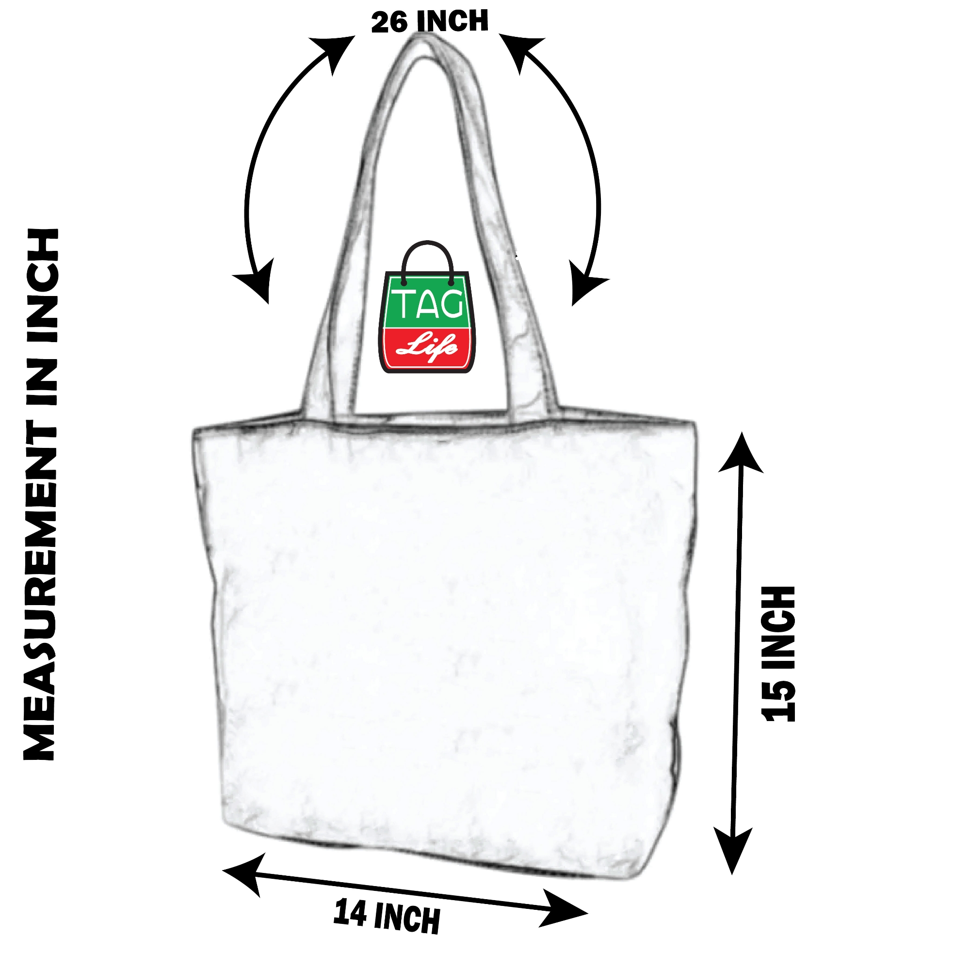 Picture of TAG Lifestyle bear design Canvas Tote Bag/Fashionable Tote Bag With Zipper Enclosure for girls For University/College/Trendy Fashionable Women