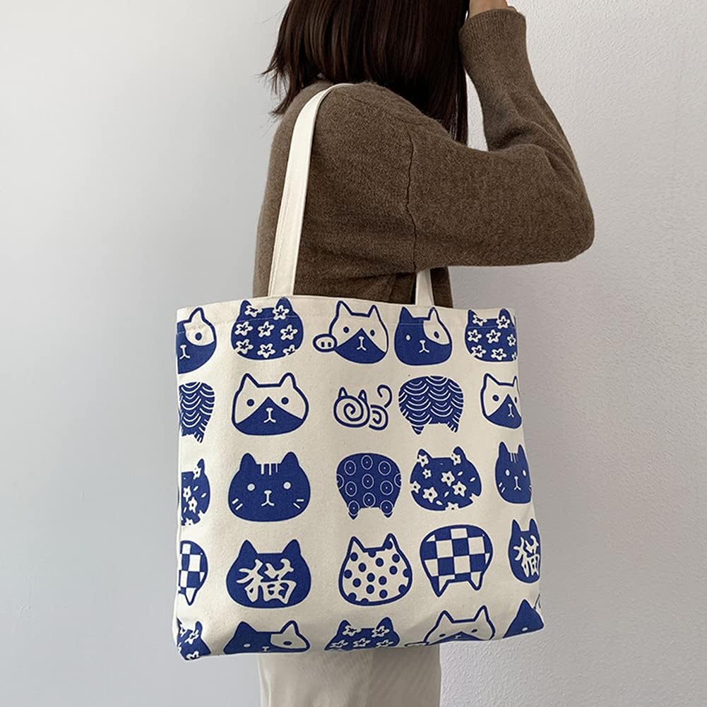 Picture of TAG Lifestyle Canvas Tote Bag/Fashionable Tote Bag With Zipper Enclosure for Girls For University/College/Trendy Fashionable Women