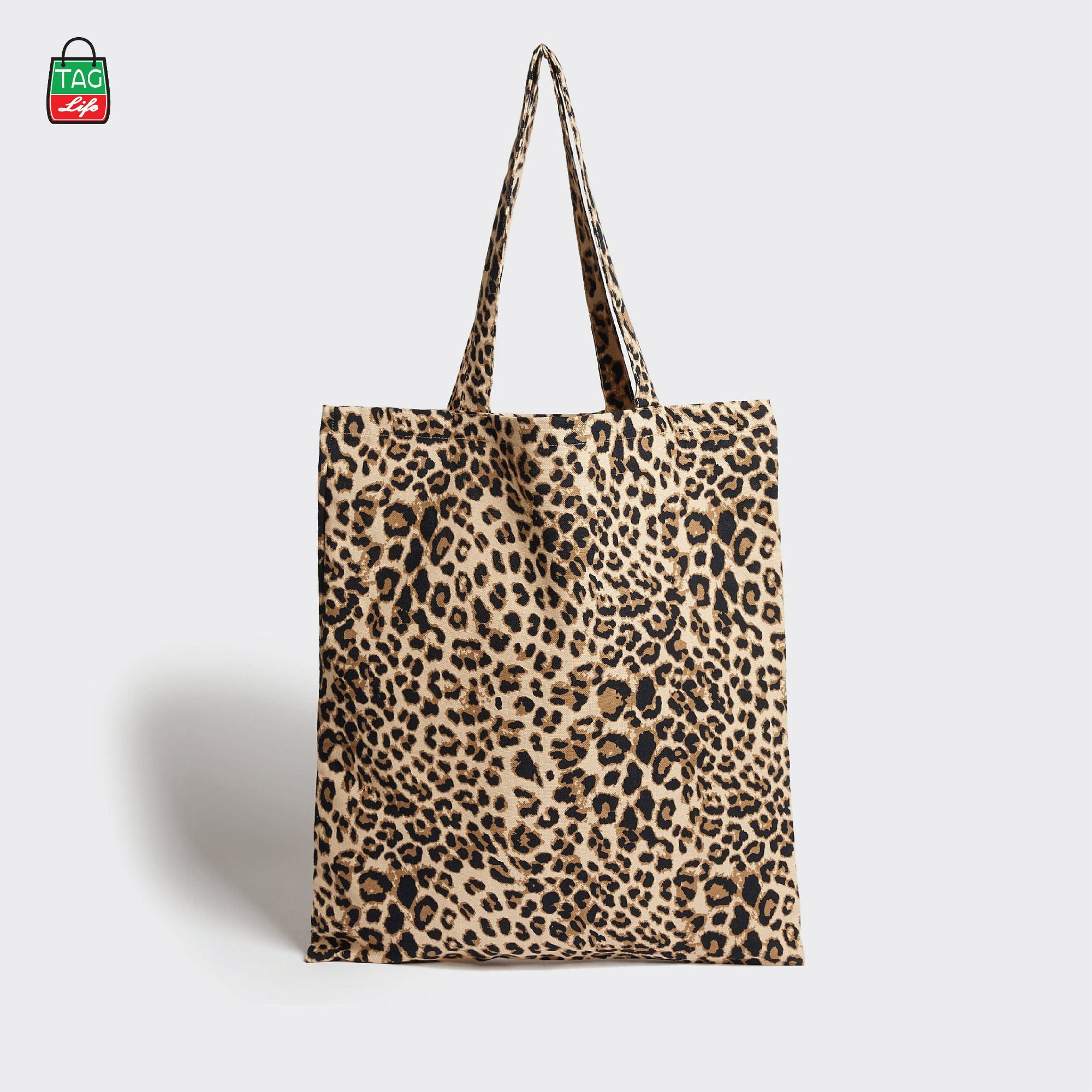 Picture of TAG Lifestyle Canvas Tote Bag/Fashionable  Tiger designTote Bag With Zipper Enclosure for Girls For University/College/Trendy Fashionable Women