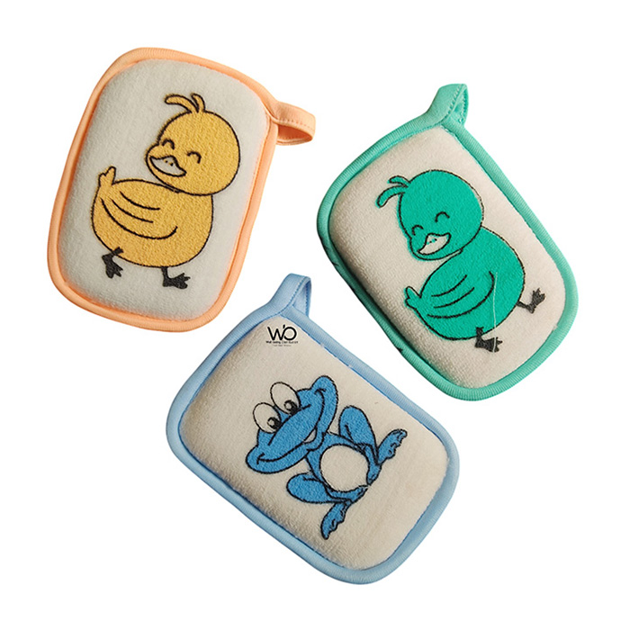 Picture of Baby Bath Cotton Sponge Animal Cartoon Skin 1pcs