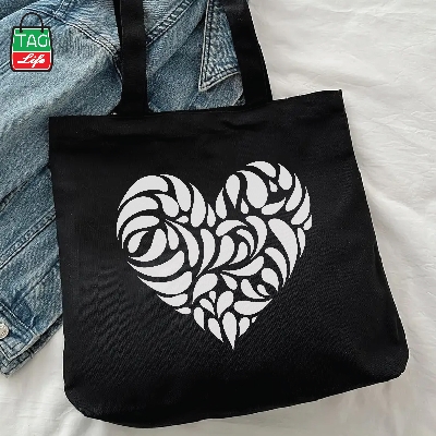 Picture of TAG Lifestyle Canvas Tote Bag/Exclusive Love Design Different Color for girls For University/College/Trendy Fashionable Women