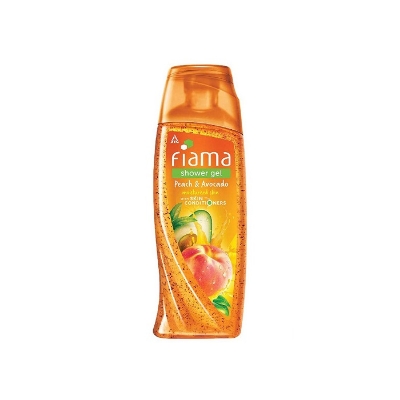 Picture of Fiama Shower Gel Peach & Avocado Body Wash with Skin Conditioners for Soft Moisturised Skin 250ml Bottle (Made in India)