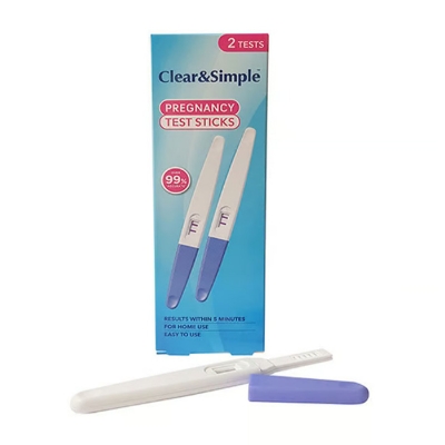 Picture of Clear & Simple Pregnancy Test Sticks 2pcs