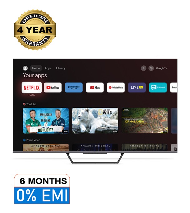 Picture of VISION 65" QLED TV Google Android 4K PQ1 Galaxy Pro 