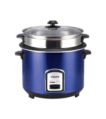 Buy VISION Rice Cooker 1.8 L 40-06 SS Blue (Double Pot) at Best Price in Bangladesh