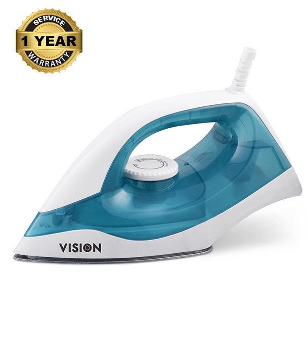 Picture of VISION Light Weight Electric Iron 1000W with Overheat Protection VIS-DEI-009 Blue 