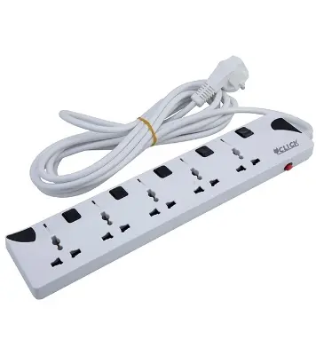 Buy Click-Safe Multi-Plug 5SKT 2P 5Y Online at Best Price