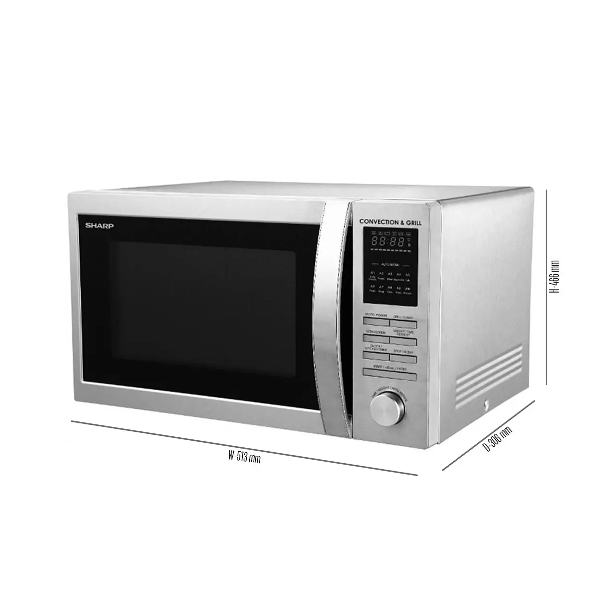Picture of Sharp Convection 25 Liter Microwave Oven  R-84A0(ST)V
