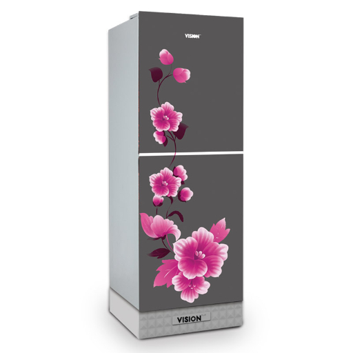 Buy VISION Glass Door Refrigerator RE-160 Liter Mirror Iris Bottom Mount at Best Price in Bangladesh