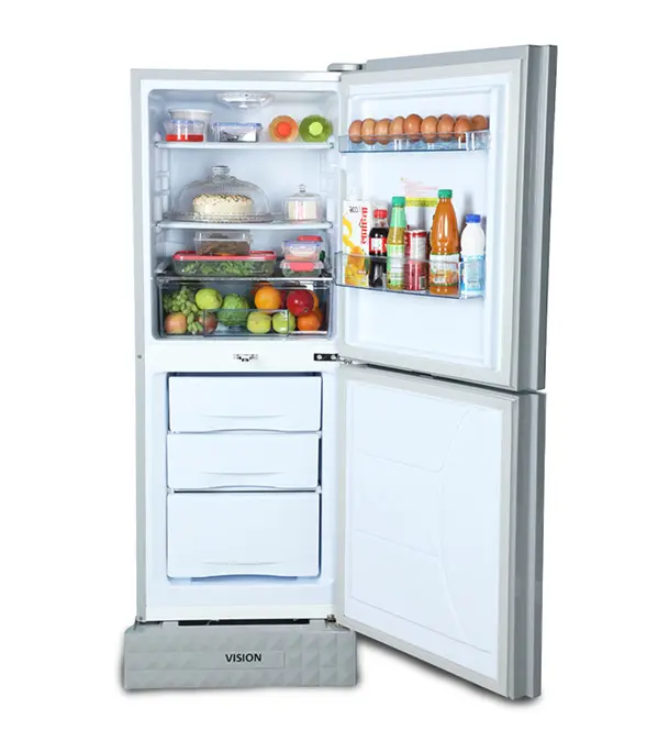 Buy VISION Glass Door Refrigerator RE-200 Liter Vase W Magnolia Flower Top Mount at Best Price in Bangladesh