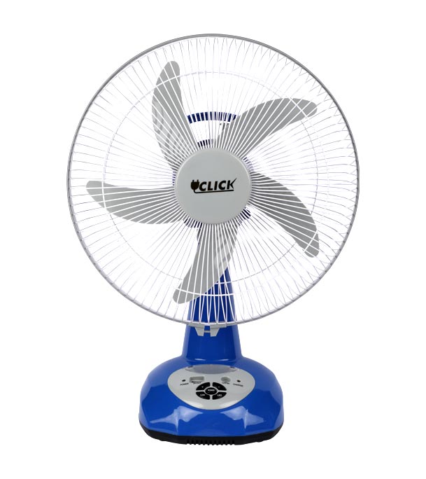 Buy CLICK Rechargeable Table Fan-14''(Blue) Online at Best Price	
