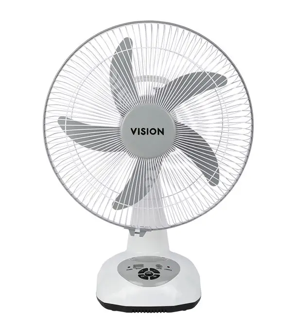 Buy VISION Rechargeable Table Fan 14''(White) USB Charger Online at Best Price