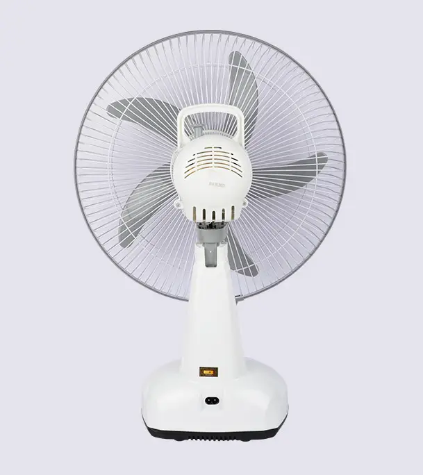 Buy VISION Rechargeable Table Fan 14''(White) USB Charger Online at Best Price
