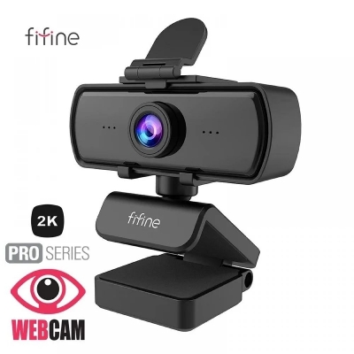 Picture of Fifine K420 Webcam 1440P, 2K Web Camera With Privacy Cover & Tripod \ No product will be return after The Seal is broken