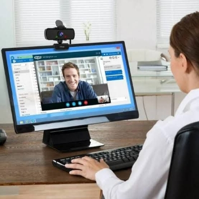 Picture of Fifine K420 Webcam 1440P, 2K Web Camera With Privacy Cover & Tripod \ No product will be return after The Seal is broken