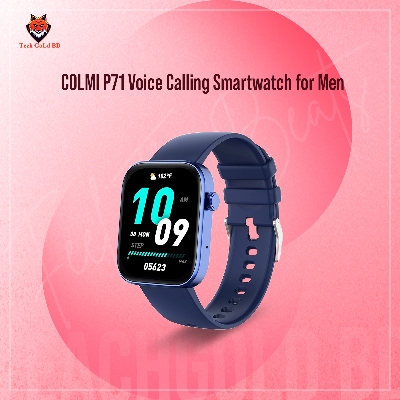 Picture of COLMI P71 Voice Calling Smartwatch Men Health Monitoring IP68 Waterproof Smart Notifications Voice  \  No product will be return after The Seal is brokenAssistant Smart Watch Women