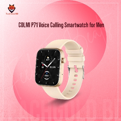 Picture of COLMI P71 Voice Calling Smartwatch Men Health Monitoring IP68 Waterproof Smart Notifications Voice  \  No product will be return after The Seal is brokenAssistant Smart Watch Women