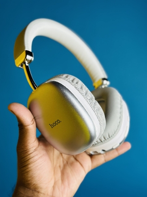 Picture of Hoco W35 Wireless Headphone- Silver Color \No product will be return after The Seal is broken