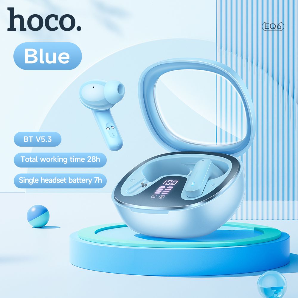Picture of Hoco EQ6 TWS Wireless Earphones \ No product will be return after The Seal is broken