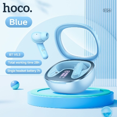 Picture of Hoco EQ6 TWS Wireless Earphones \ No product will be return after The Seal is broken