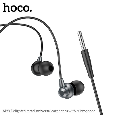 Picture of Hoco M98 Wired Headphone Volume Control with Mic \ No product will be return after The Seal is broken