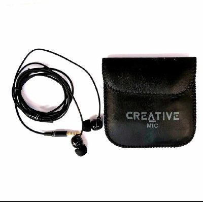 Picture of Orignal Creative High Bass Audio Earphone with Pouch EP-530 - Black