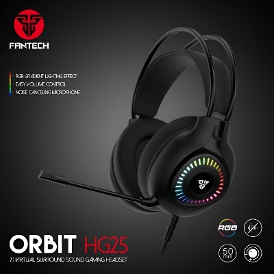 Picture of Fantech ORBIT HG25 7.1 Virtual Surround Sound Gaming Headset\ No product will be return after The Seal is broken