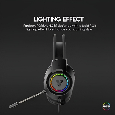 Picture of Fantech PORTAL HQ55 RGB Gaming Headphone