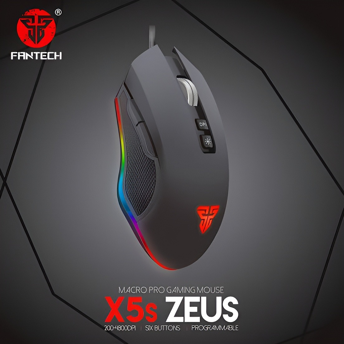 Picture of Fantech Zeus X5S Macro Programmable Gaming Mouse \ No product will be return after The Seal is broken