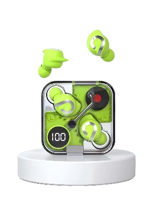 Picture of Extra Bass P61 Pro Transparent Noise Reduction True Wireless Earbuds \ No product will be return after The Seal is broken