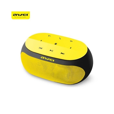 Picture of Awei Y200 - Wireless Bluetooth Speaker - Yellow \ No product will be return after The Seal is broken