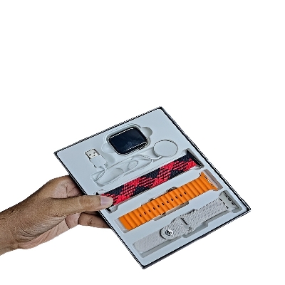 Picture of HW9 Pro Max Smart Watch (3 Straps In 1) No product will be return after The Seal is broken