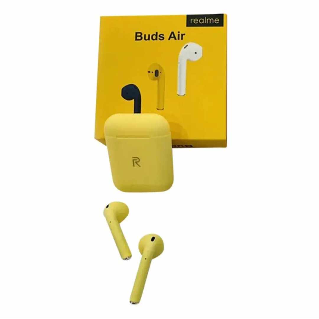 Picture of Realme Buds Air wireless Bluetooth Headsets in-Ear Headphones - Bluetooth Headphone Air Buds -No product will be return after The Seal is broken