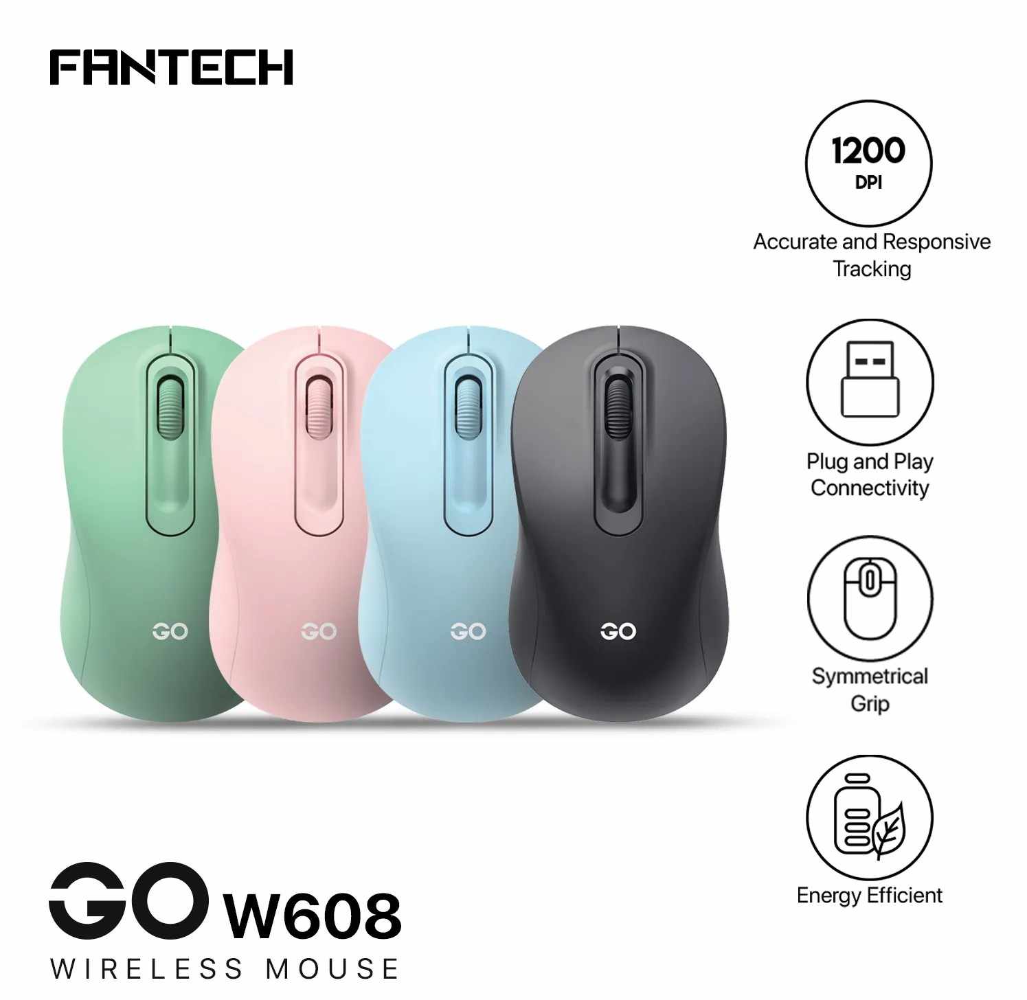 Picture of Fantech Go W608 Wireless Mouse