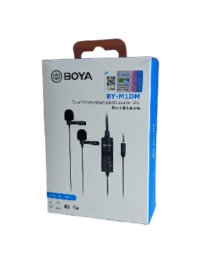 Picture of Boya Dual Clip Interview Microphone (BOYA M1DM)