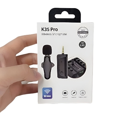 Picture of K35 Pro Single Mic Wireless Lavalier Microphone