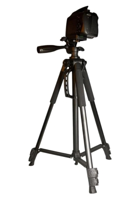 Picture of PLOKAMA PK 9930 Tripod 150 CM: Camera Camcorder Stand for Photography, Compatible with Mobile Phones and Cameras