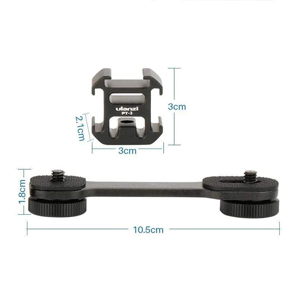 Picture of Ulanzi Gimbal Microphone Extension 3 Cold Shoe Mounts (PT-3)