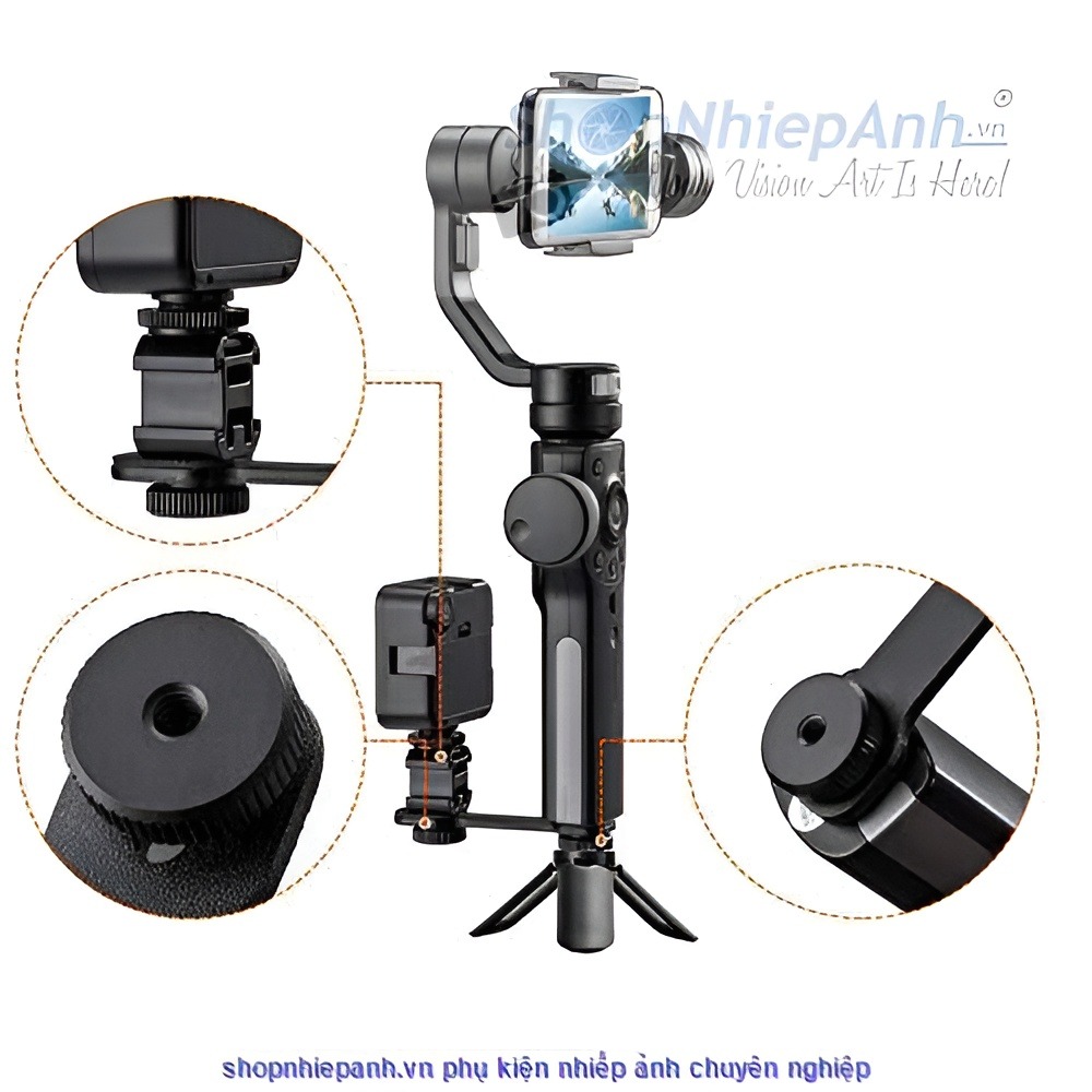 Picture of Ulanzi Gimbal Microphone Extension 3 Cold Shoe Mounts (PT-3)