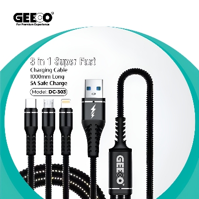 Picture of Geeoo DC-301 3in1 Long Data Cable